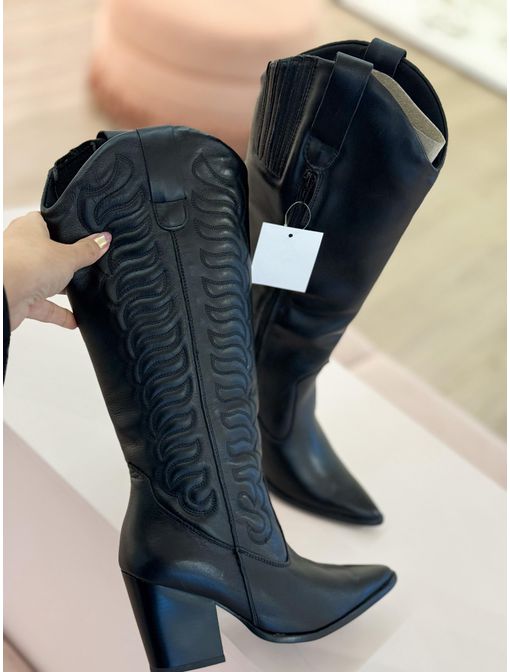 Bota Laura Preta - 60661 - CB SHOES