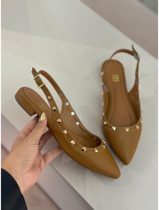 Slingback Valen Caramelo - 60674 - CB SHOES