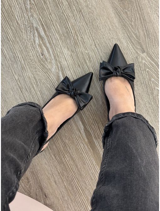 Scarpin Laço Preto - 60668 - CB SHOES