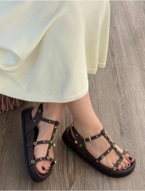 Papete Karol Marrom - 60685 - CB SHOES