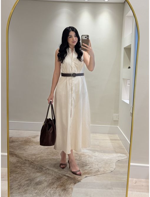 Vestido Ana com cinto - 60917 - CB SHOES