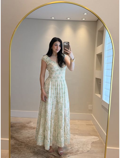 Vestido Indiano branco - 60918 - CB SHOES