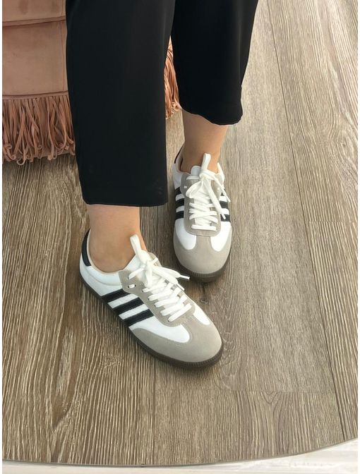 Tênis Sandra Off e Preto - 60670 - CB SHOES