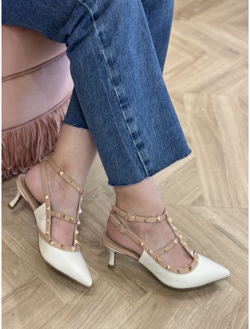 Scarpin Valen Off white - 944 - CB SHOES
