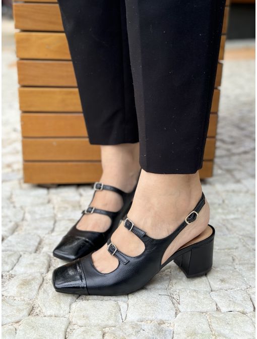 Sapato Luiza Preto - 12668 - CB SHOES