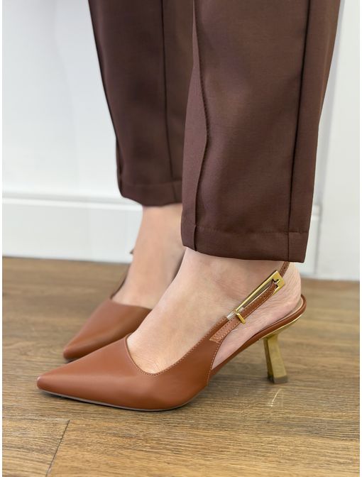 Scarpin Celine Caramelo - 60684 - CB SHOES
