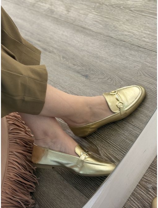 Mocassim Paty Dourado - 60691 - CB SHOES