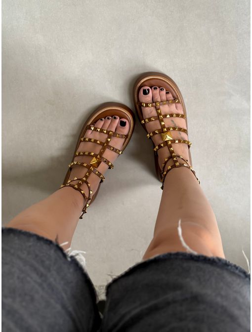 Flatform Isabela Caramelo - 60109 - CB SHOES