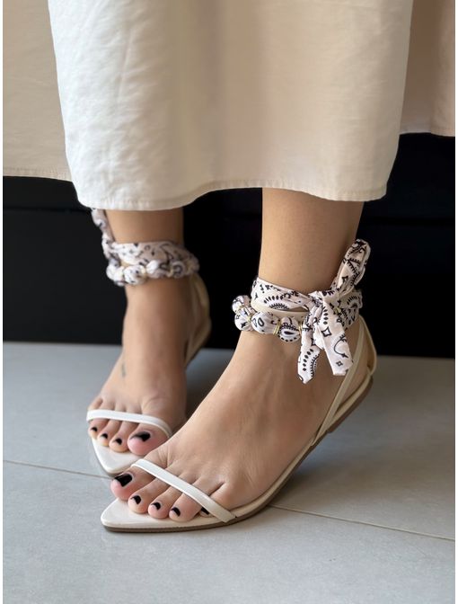 Flat Boho Amarelo Manteiga - 60124 - CB SHOES