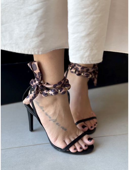 Sandália Boho Preta - 60128 - CB SHOES