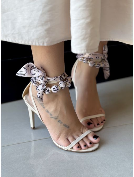 Sandália Boho Amarelo Manteiga - 60126 - CB SHOES