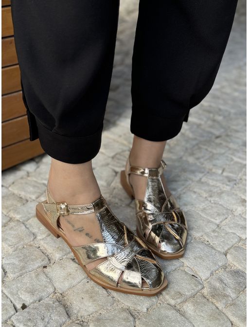 Sapatilha Jane Dourado - 2588 - CB SHOES