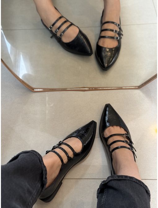 Sapatilha Lia Preta - 63006 - CB SHOES
