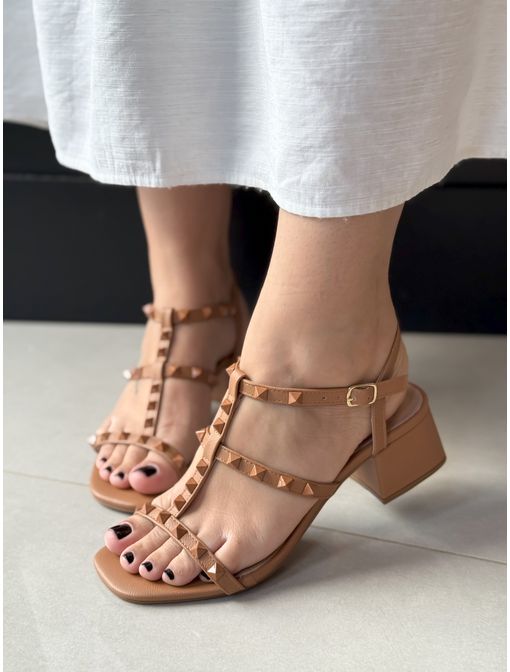 Sandália Valen Camel - 910 - CB SHOES