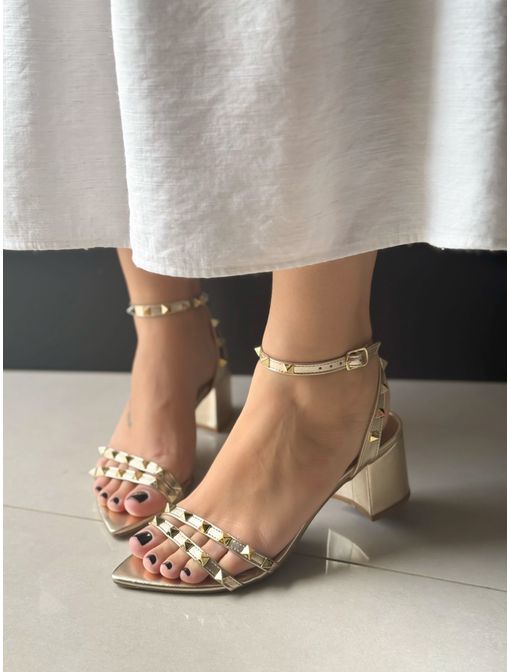 Sandália Iara Dourada - 927 - CB SHOES