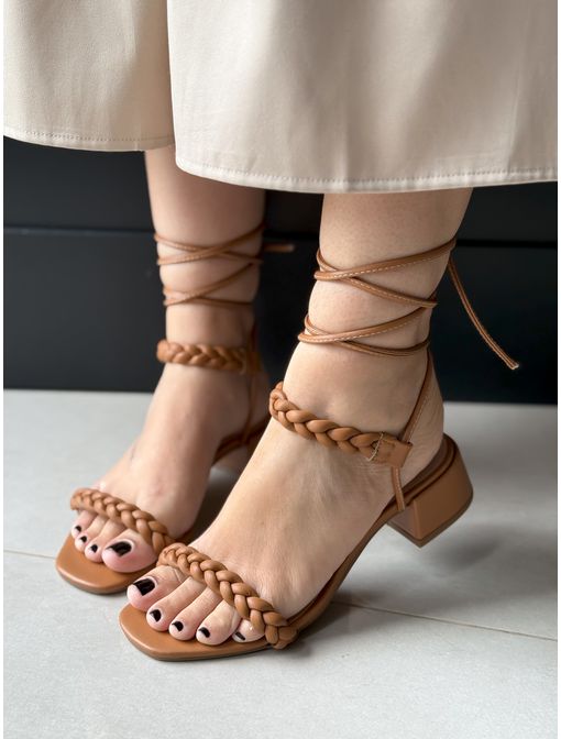 Sandália Selena Caramelo - 62079 - CB SHOES
