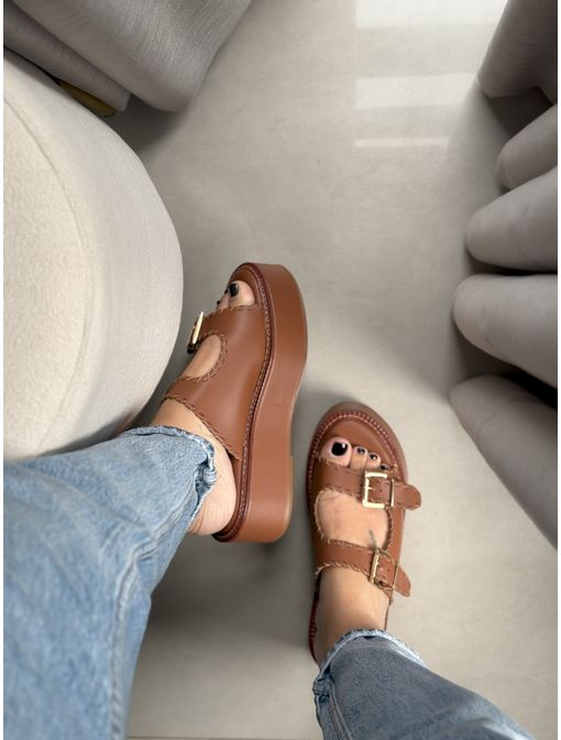 Flatform Veronica Caramelo - 63016 - CB SHOES