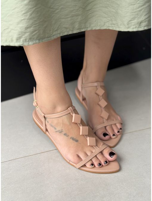 Sandália Valentina Nude - 63052 - CB SHOES