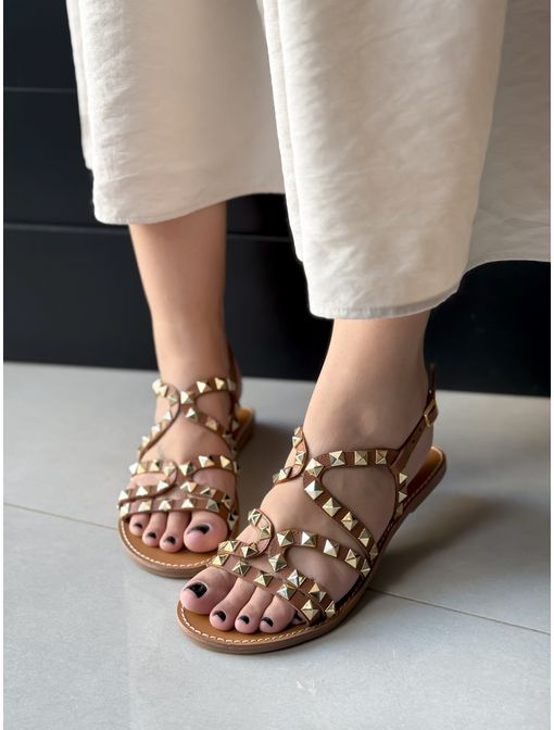 Sandália Maju Caramelo - 62071 - CB SHOES