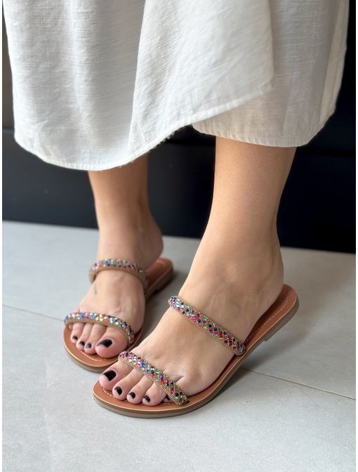 Flat Luana Colorida - 62957 - CB SHOES