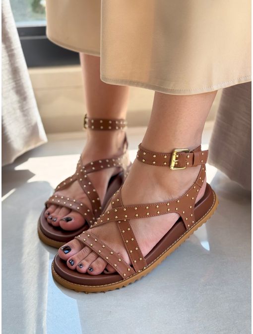 Papete Tais Caramelo - 62933 - CB SHOES