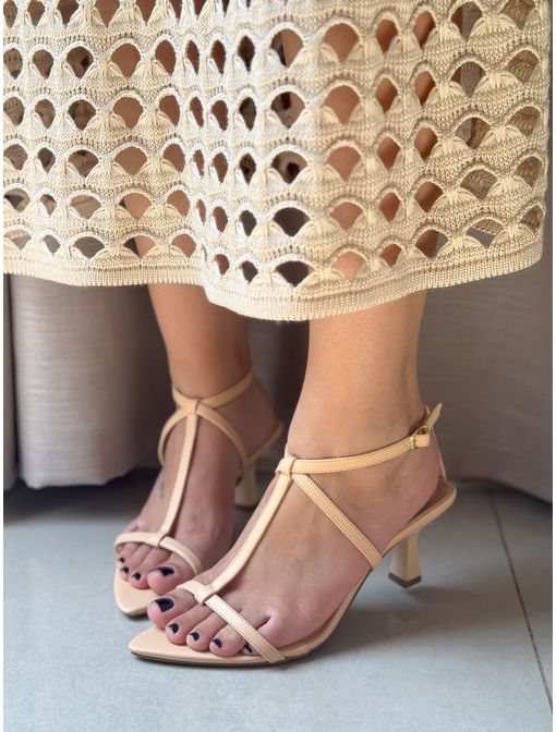 Sandália Marina Amarelo Manteiga - 62934 - CB SHOES