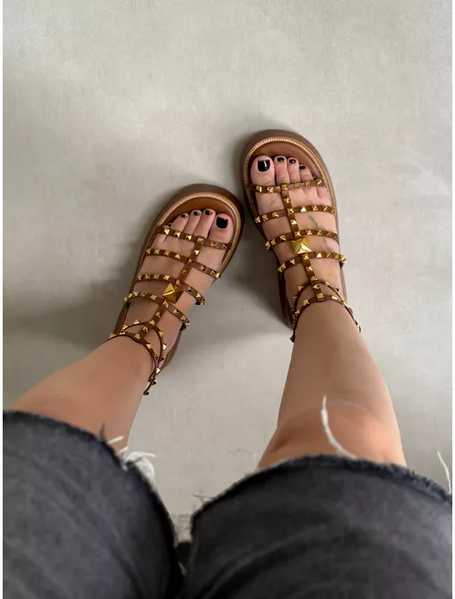 Flatform Isabela Caramelo - 60109 - CB SHOES