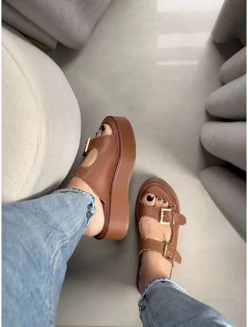 Flatform Veronica Caramelo - 63016 - CB SHOES
