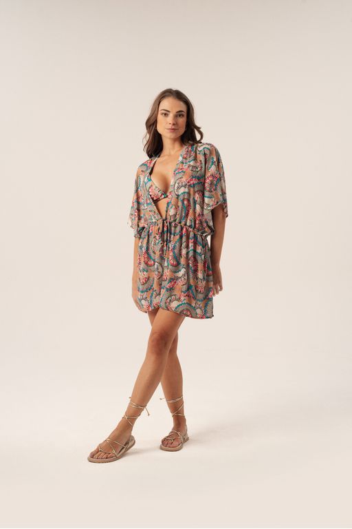 BATA CURTA MORCEGO MANDALAS