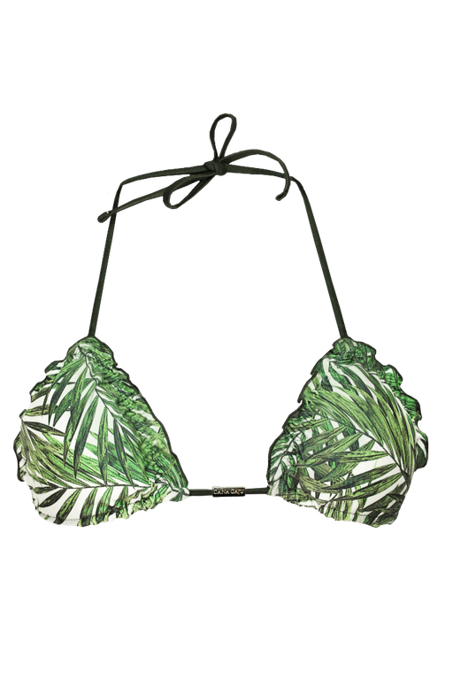 TOP CORTININHA RIPPLE DUPLA FACE BAMBU/ CIRRÊ MUSGO E CALCINHA LACINHO RIPPLE DUPLAFACE BAMBU/ CIRRÊ MUSGO