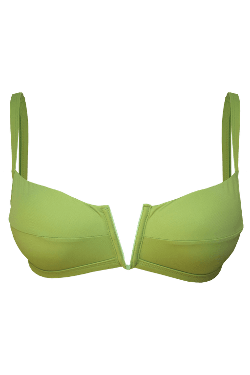 TOP QUADRADO VERDE ABACATE E CALCINHA ASA DELTA VERDE ABACATE