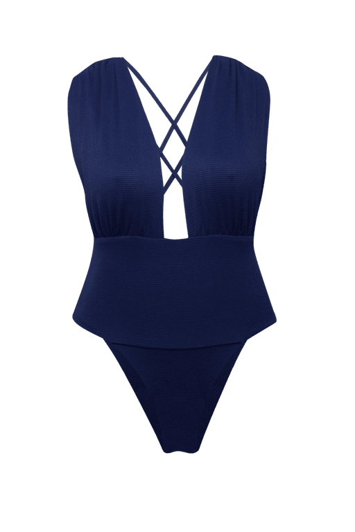 MAIô FRENTE UNICA ROLETE TEXTURA MARINHO