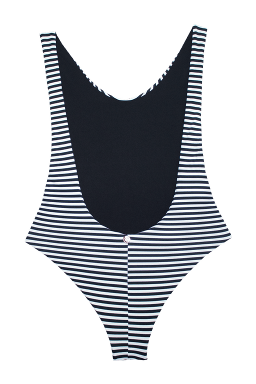 MAIO ASA DELTA DUPLA FACE LISTRADO PRETO E BRANCO