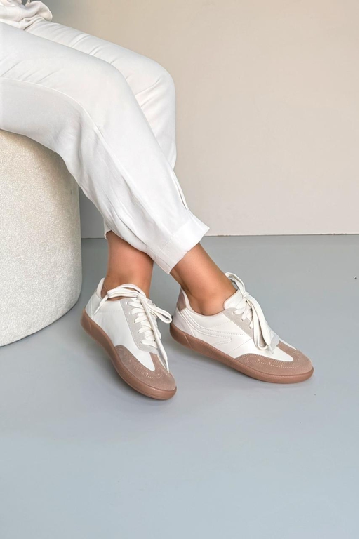 Tênis SK600_3448- Off/Cinza - Carolina Lins