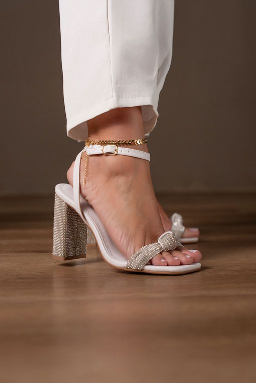 sandalias bajitas sandalias de festa com strass