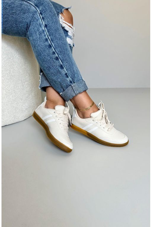 Tênis 2 Faixas Básico_3203- Off - 3203- Off - Use Isa Shoes