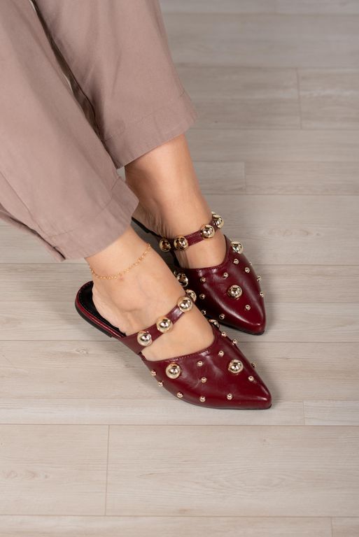 Mule Meia Esfera_3245- Marsala - Carolina Lins