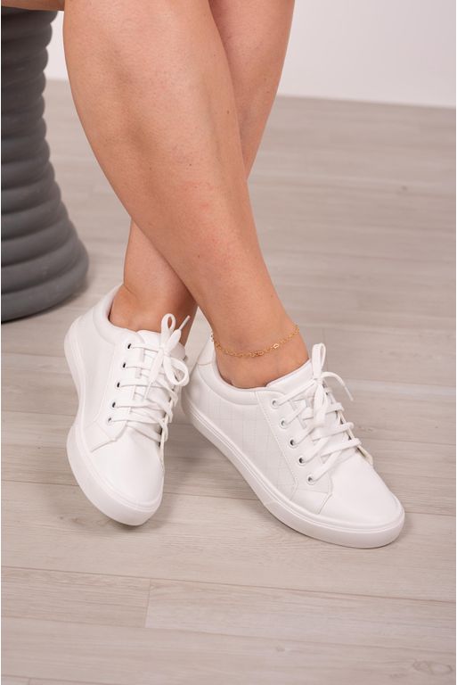 Tênis Básico FCC169_3279- Branco - 3279 - Branco - Use Isa Shoes