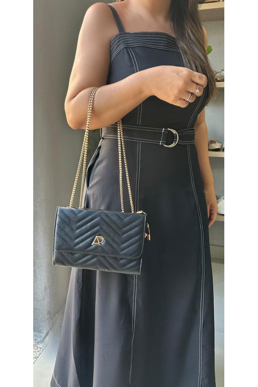 Bolsa Alessandra Al3074_3317- Preto - Carolina Lins