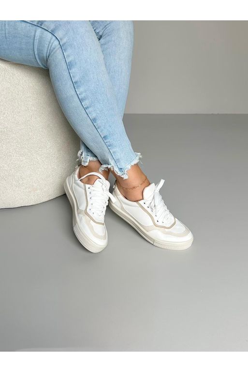 Tênis Mega Confortável Viés Color_3360- Branco/Off... - Carolina Lins