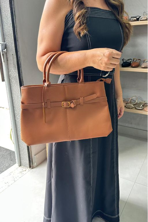 Bolsa Gaby_3406- Caramelo - Carolina Lins