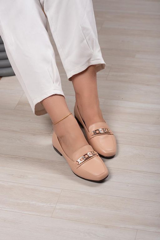 Mocassim Fivela Luxo/Elo Super Confortável_410- Nu... - Carolina Lins