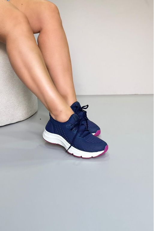 Tênis Academia SK1490_602- Azul Marinho - Carolina Lins