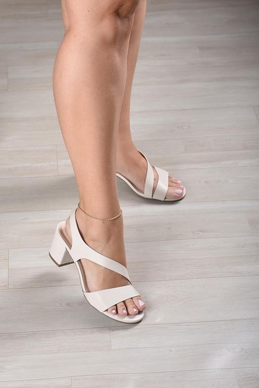 Sandália Corte Laser Básica 6 cm_710- Off - Carolina Lins