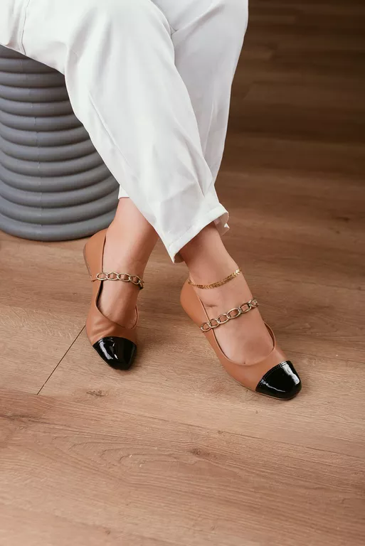 Sapatilha Mary Jane Corrente_281- Caramelo - 281- ... - Use Isa Shoes