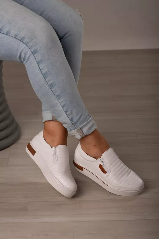 TÊNIS DUPLO ZÍPER SUPER CONFORTÁVEL_752- BRANCO - Carolina Lins