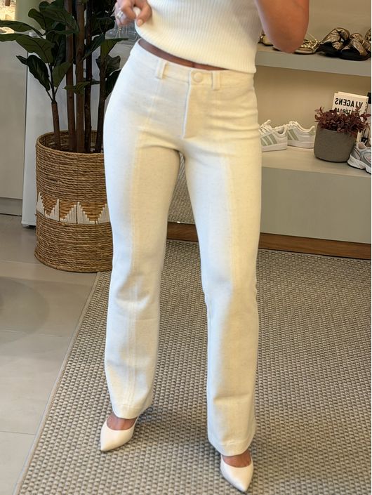 Calça Vanews Em Ponto Roma Boot Cut Berlim Off Mes... - CS BY KATI