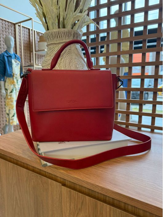 Bolsa Média Estruturada Vermelho - K035AL - CS BY KATI