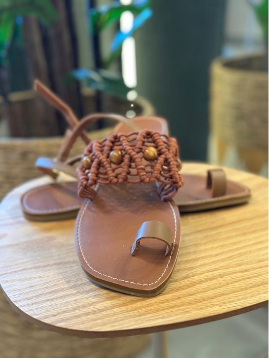 Rasteira CS Shoes Cris Café - K1170CS - CS BY KATI