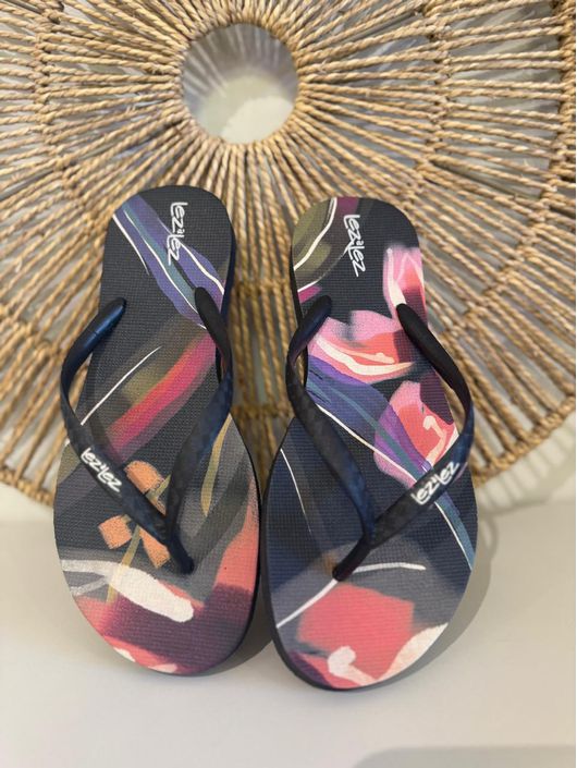 Chinelo Lez a Lez Com Tiras Finas E Estampa 2811 -... - CS BY KATI